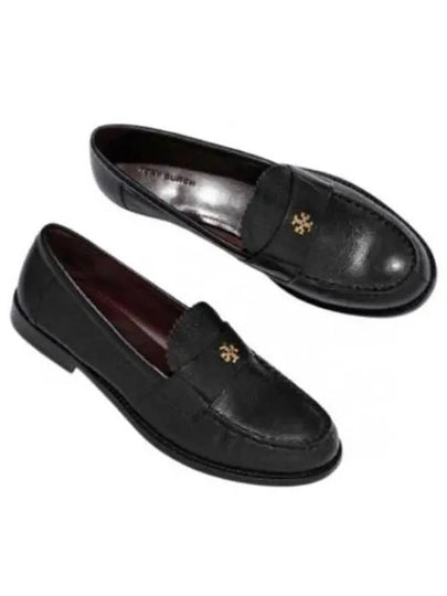 Logo Plaque Perry Loafers Black - TORY BURCH - BALAAN 2