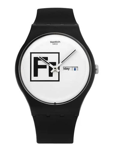 Watch SUOB722 New Gent FRITZ Urethane Men's Watch Men's Watch - SWATCH - BALAAN 1