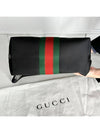 Stripe Two Way Tote Bag Black - GUCCI - BALAAN 5