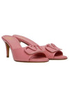 V Logo Sandals Heels Pink - VALENTINO - BALAAN 2