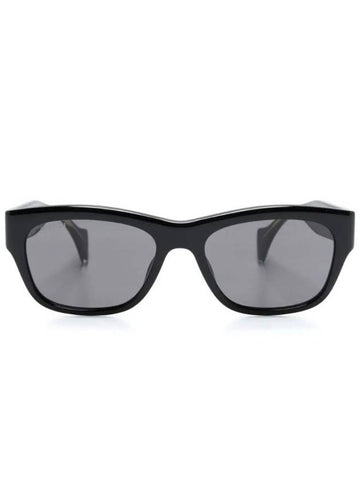 Rectangular Frame Sunglasses Black - GUCCI - BALAAN 1