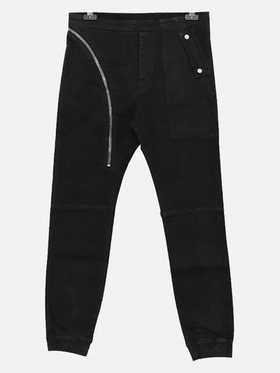 Air Cut Denim Jogger Pants Black - RICK OWENS - BALAAN 2