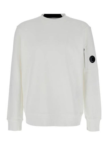 Lens Wappen Sweatshirt White - CP COMPANY - BALAAN 1