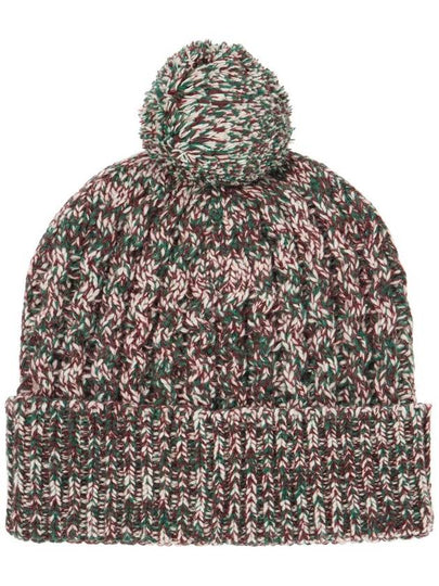 multicolor wool beanie hat with pom pom. - GOLDEN GOOSE - BALAAN 2