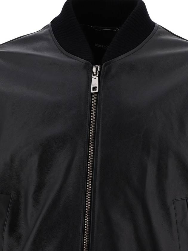 23 fw Padding TAURUS Leather Jacket G9AKKLHULPCN0000 B0650516323 - DOLCE&GABBANA - BALAAN 4