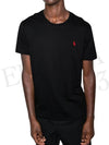 Men's Embroidered Pony Short Sleeve T-Shirt Black - POLO RALPH LAUREN - BALAAN 9