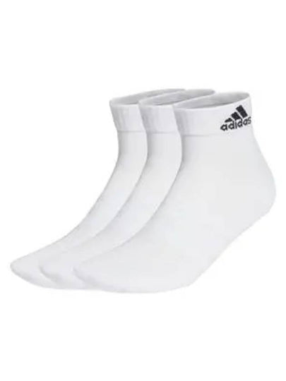 Cushion Ankle Socks 3 Pairs White - ADIDAS - BALAAN 2