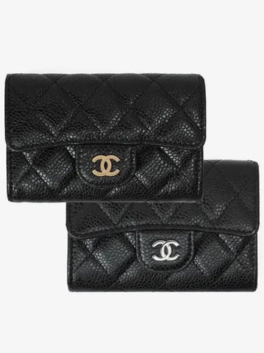 Classic CC logo caviar card wallet 2 colors AP0214 - CHANEL - BALAAN 1