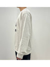 Mikoy Big Logo Cotton Sweatshirt Ecru - ISABEL MARANT - BALAAN 4