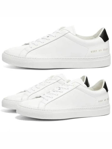 24SS Women's Retro Low Top Sneakers White 6081 0547 - COMMON PROJECTS - BALAAN 1