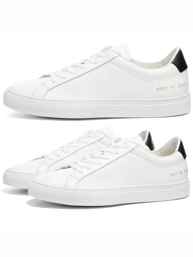 24SS Women's Retro Low Top Sneakers White 6081 0547 - COMMON PROJECTS - BALAAN 1