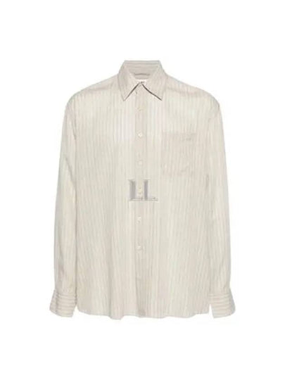 Above Striped Long Sleeve Shirt Ivory - OUR LEGACY - BALAAN 2