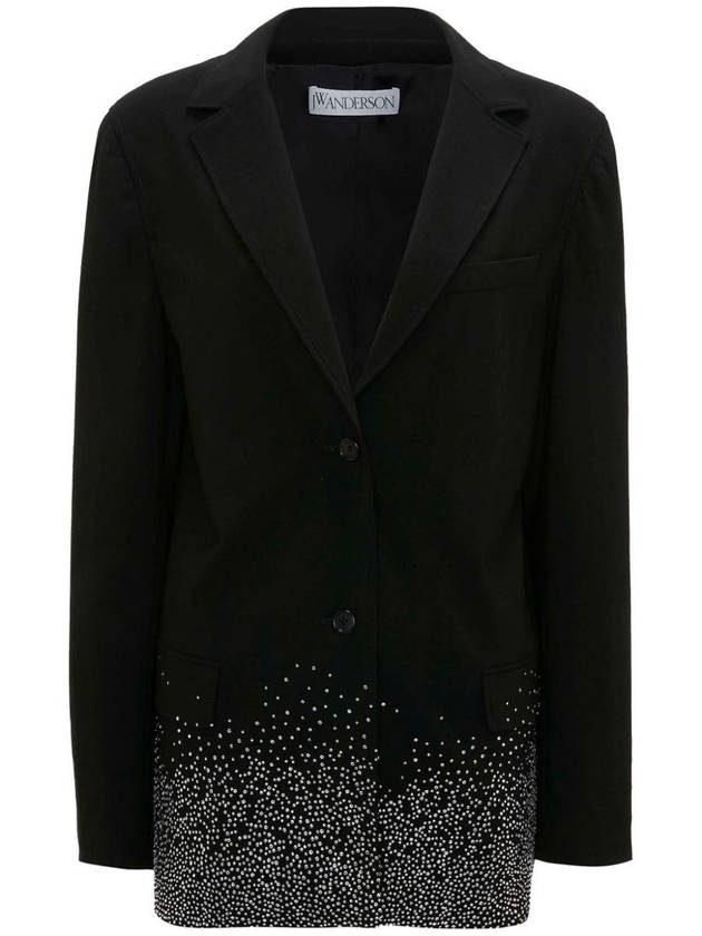 crystal-embellished single-breasted blazer JK0308PG1321999 - JW ANDERSON - BALAAN 2