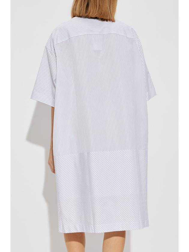 JW Anderson Dress With Striped Pattern, Women's, Grey - JW ANDERSON - BALAAN 4