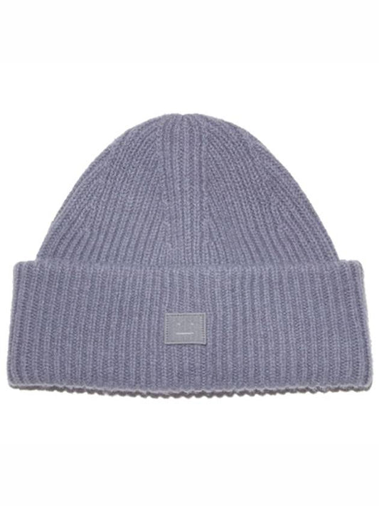 Small Face Logo Beanie Faded Purple - ACNE STUDIOS - BALAAN 2