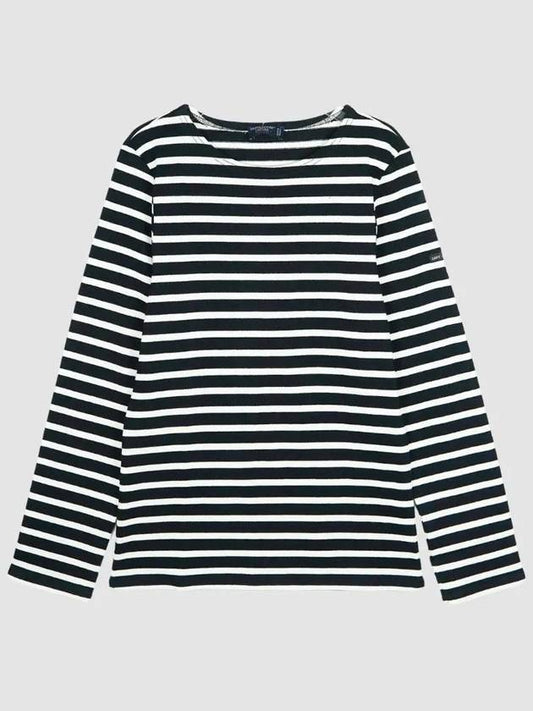 Meridien Striped Unisex TShirt 6870 NOIR ECRU - SAINT JAMES - BALAAN 2