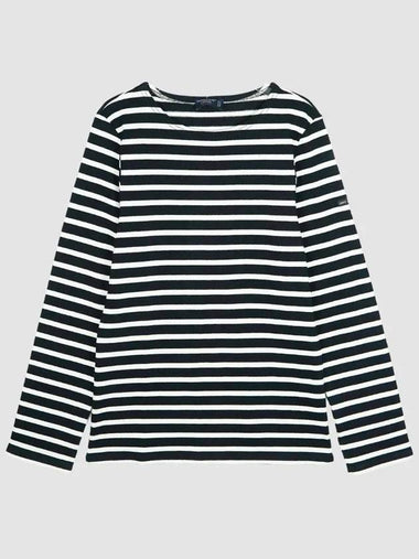 Meridien Striped Unisex TShirt 6870 NOIR ECRU - SAINT JAMES - BALAAN 1