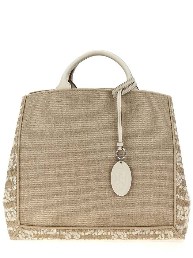 Tote Bag XBWCLTA0400TIR3Q71 Beige - TOD'S - BALAAN 2