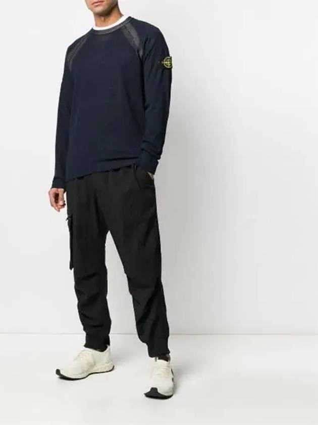 Wappen Reversible Crew Neck Sweatshirt Navy - STONE ISLAND - BALAAN 7