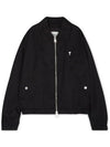 De Coeur Logo Zip-up Jacket Night Black - AMI - BALAAN 4