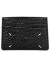 Grain Leather Stitch Card Wallet Black - MAISON MARGIELA - BALAAN 2