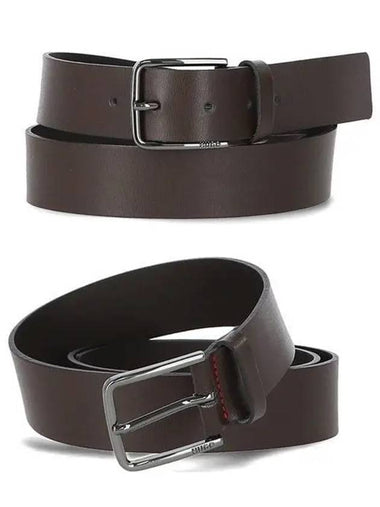 50491997 205 Logo engraved buckle leather belt 988119 - HUGO BOSS - BALAAN 1