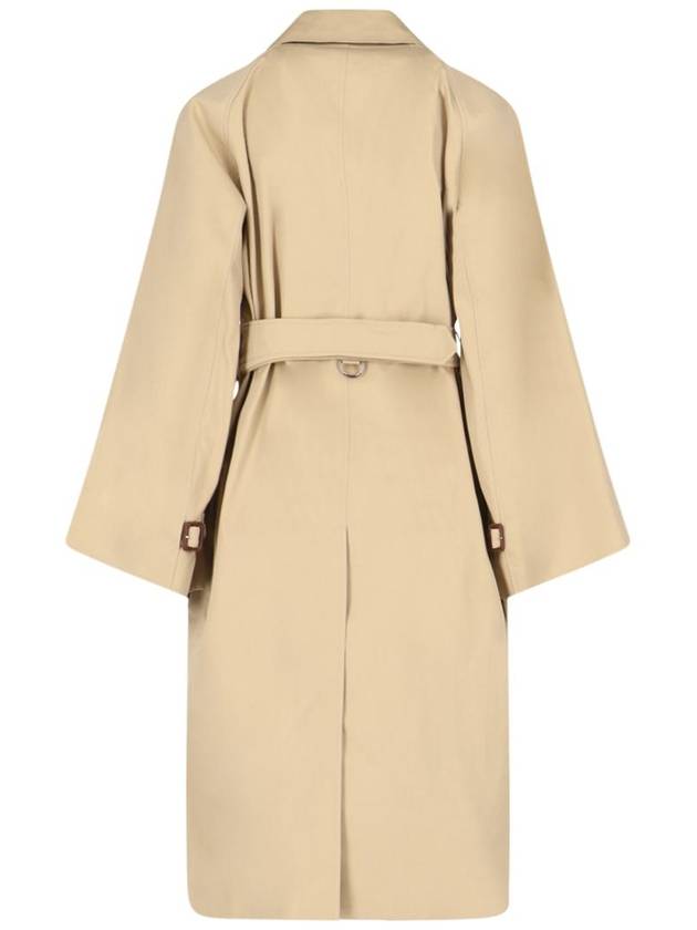 Cotton Gabardine Trench Coat Honey - BURBERRY - BALAAN 4