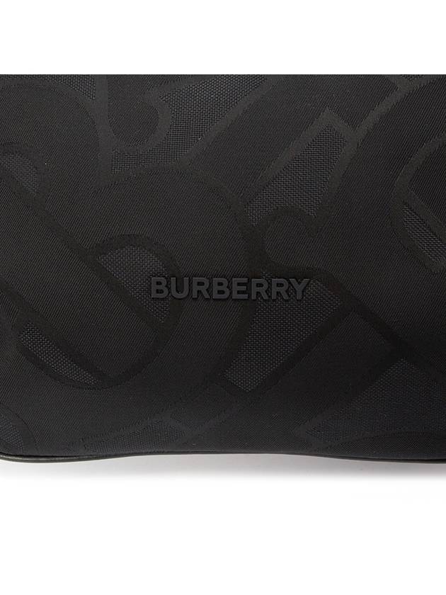 Men's Monogram Recycled Belt Bag Black - BURBERRY - BALAAN 8