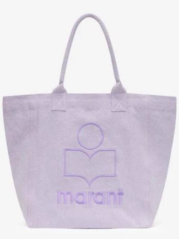 Yenky Embroidered Logo Small Tote Bag Lilac - ISABEL MARANT - BALAAN 2