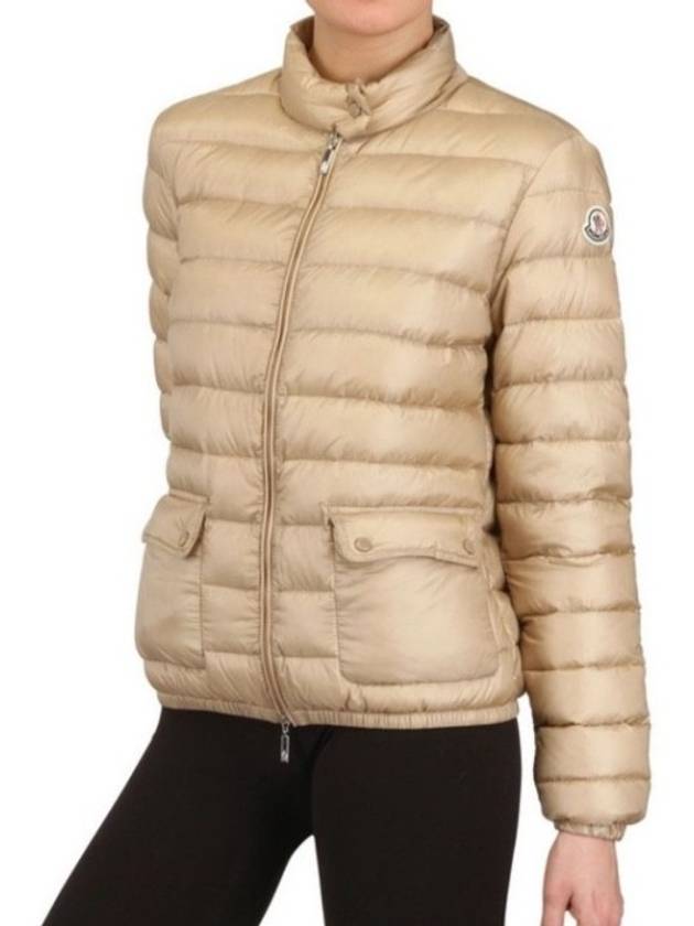 Lans High Neck Zip-Up Padding Beige - MONCLER - BALAAN 3