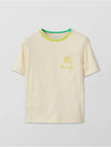 Kids T Shirt 8079785 Cream - BURBERRY - BALAAN 1