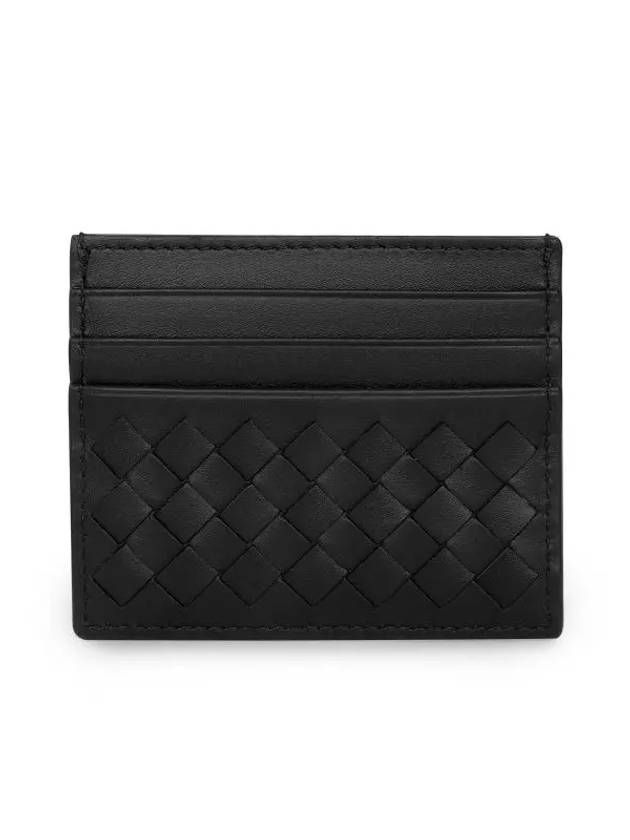 Intrecciato Classic Card Wallet Black - BOTTEGA VENETA - BALAAN 5