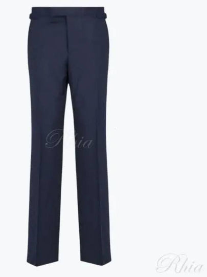 Men's Cotton Straight Pants Navy - VIVIENNE WESTWOOD - BALAAN 2