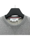 4 Bar Loopback Jersey Sweatshirt Light Grey - THOM BROWNE - BALAAN 4