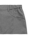 Women s houndstooth print straight fit pants 5114LZWP BLACK - BLACK&WHITE - BALAAN 3