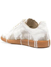 Men's Replica Paint German Army Low Top Sneakers White - MAISON MARGIELA - BALAAN 4