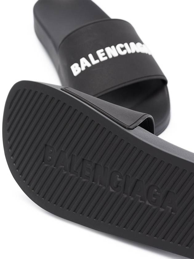 BALENCIAGA POOL SMOOTH RUBBER LOGO BALENCIAGA - BALENCIAGA - BALAAN 3