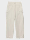 Cotton Pleated Pocket Wide Pants Ivory - NOIRER - BALAAN 4