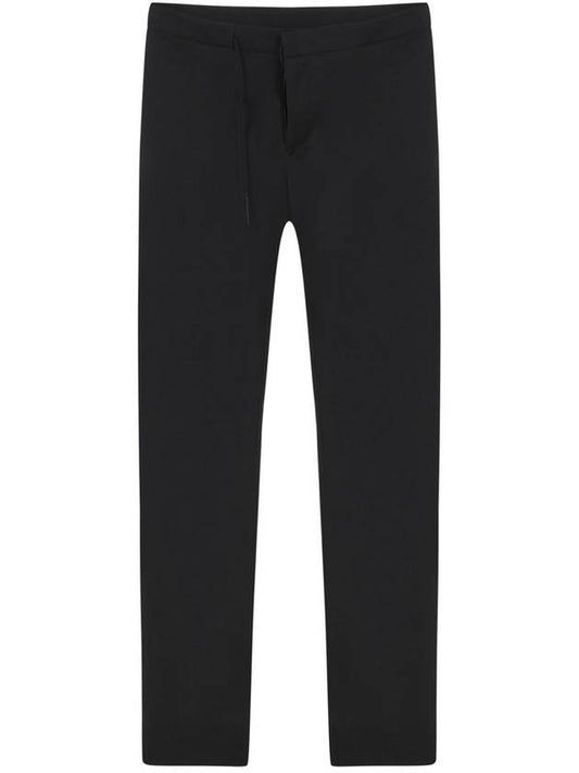 Men's Stitched Drawstring Pants Black - MAISON MARGIELA - BALAAN.