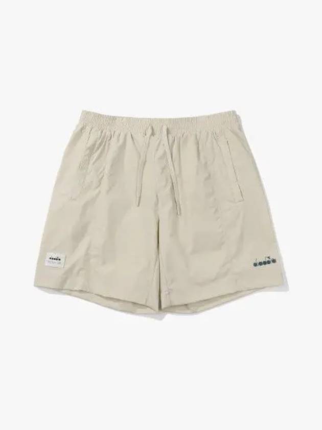 Diadora Comfy Woven Half Pants BEIGE - DIADORA - BALAAN 1