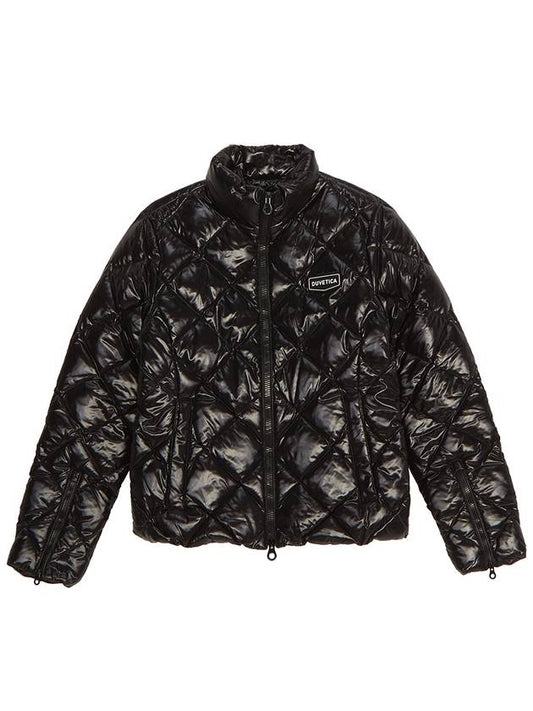 Women s Sora Diamond Quilted Heavy Short Down Jacket VDDJ95435 BKS - DUVETICA - BALAAN 2