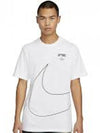 Sportswear Big Swoosh 2 Short Sleeve T-Shirt White - NIKE - BALAAN 3