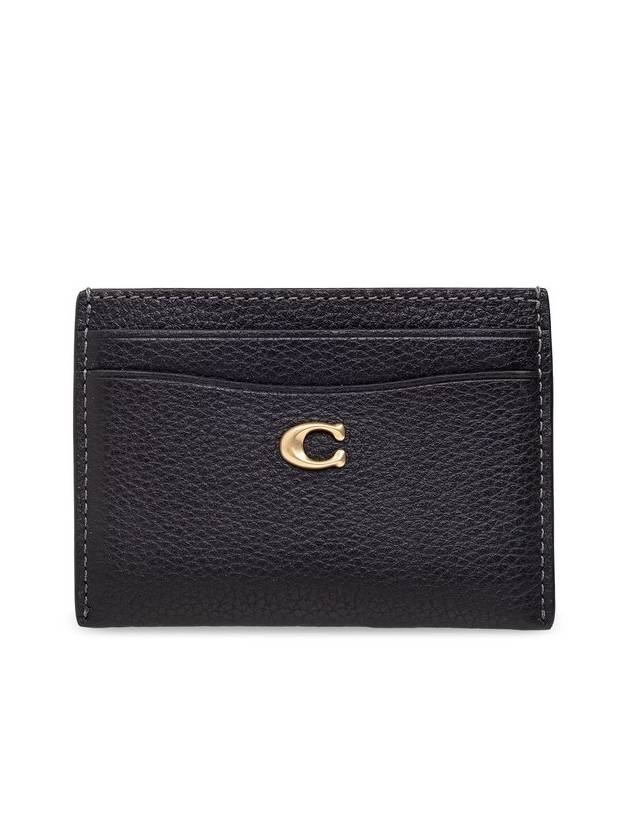 Women's Essential Card Wallet Black - COACH - BALAAN 1