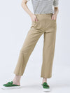 Doyou Know MC Women s Nylon Span Waist Banding Coach Pocket Beige 3 4 Pants DO3242PT79 1 - DOYOUKNOWMC GOLF WEAR - BALAAN 3