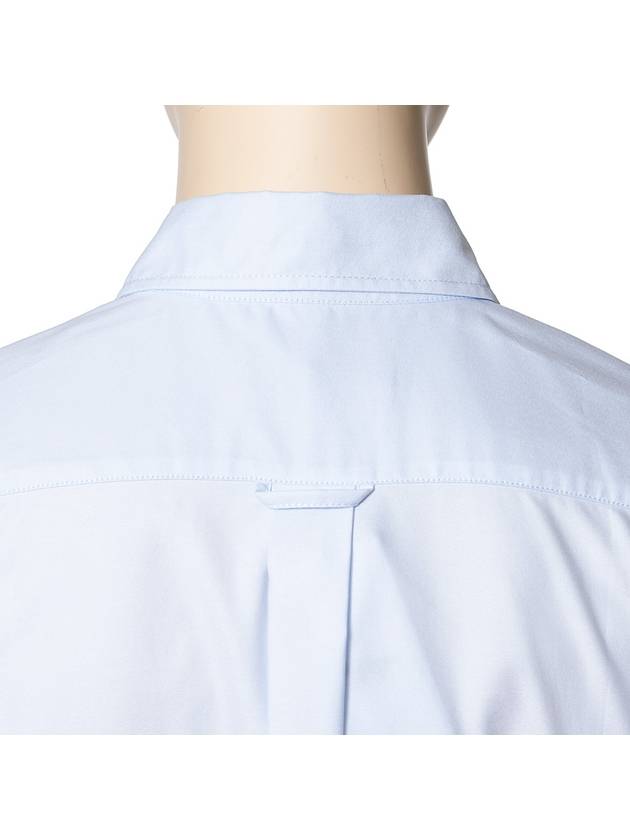 Men s Logo Light Blue Mini Fox Head Classic BD Long Sleeve Shirt MM00413WC2010 - MAISON KITSUNE - BALAAN 6