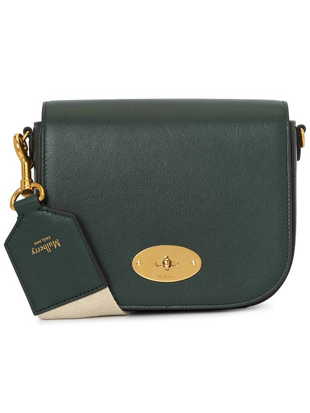 Small Darley Satchel Silky Calf Shoulder Bag Green - MULBERRY - BALAAN 2