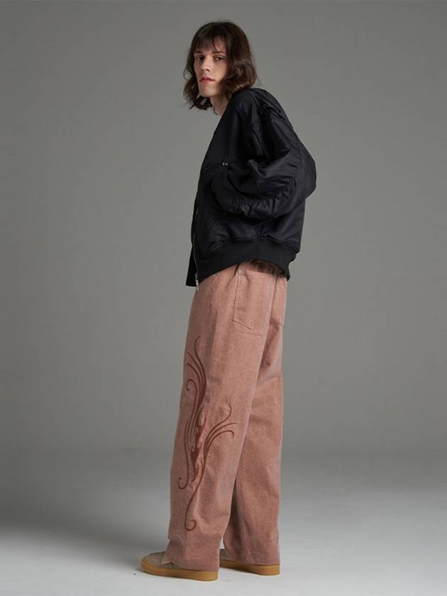 Chain Art Wide Pants Pink - SALONDEKII SDLABEL - BALAAN 5