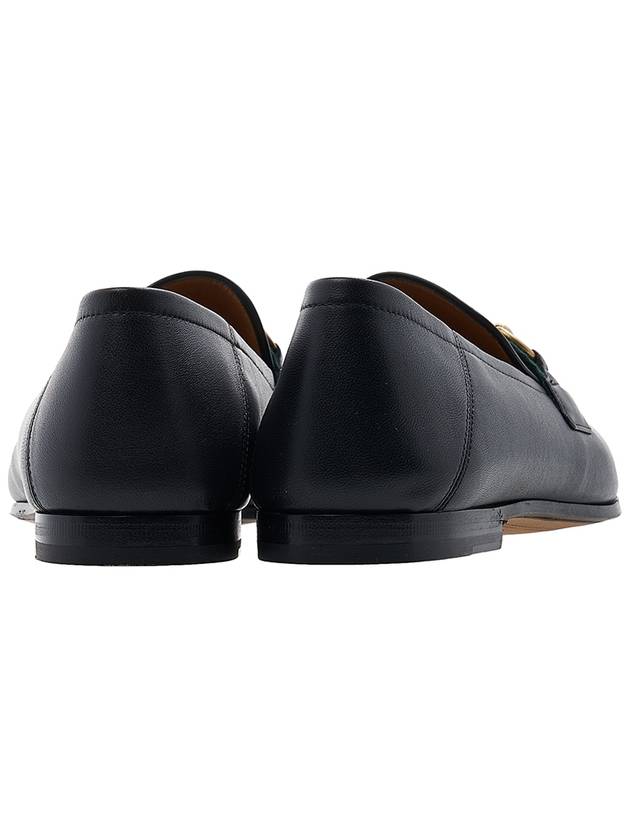 Horsebit Leather Loafers Black - GUCCI - BALAAN 5