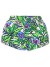 Kids Floral Motif Swim Pants Green - KENZO - BALAAN 4