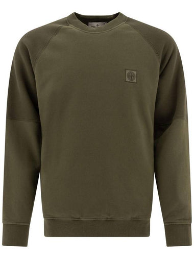 Compass Patch Knit Top Green - STONE ISLAND - BALAAN 1